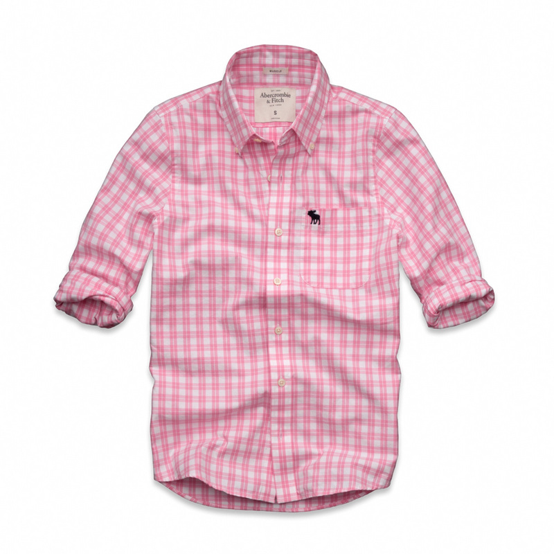Abercrombie Fitch Hombres Necesidad Algodón Camisa AF6920